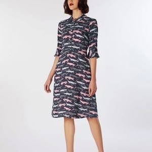 Cath Kidston Midi Crocodile Dress with Liner